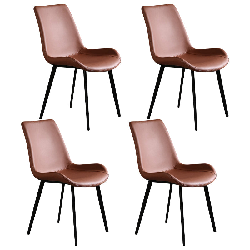 Silla industrial de metal para comedor, cocina, silla lateral con respaldo sólido