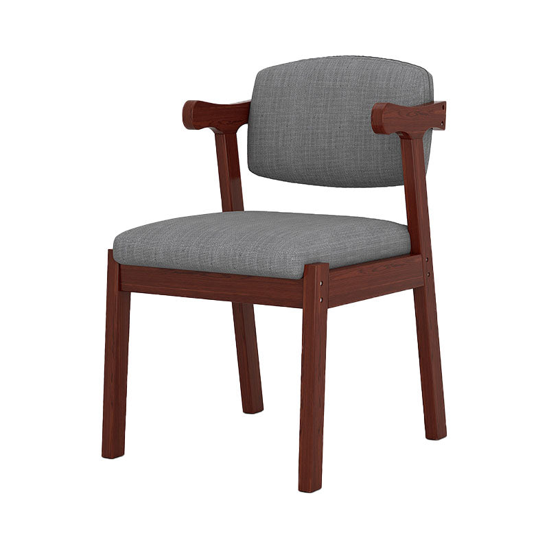 Salle d'étude moderne chaise de dossier de dos ouvert