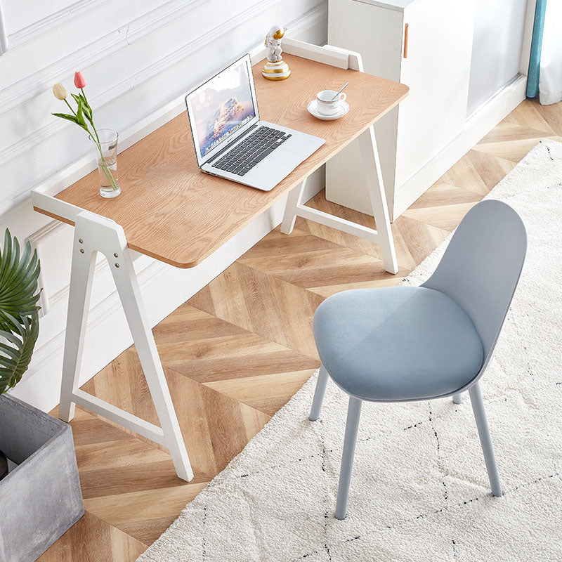 Hedendaagse stoel Dining Armloze zijstoelen met plastic benen voor keuken