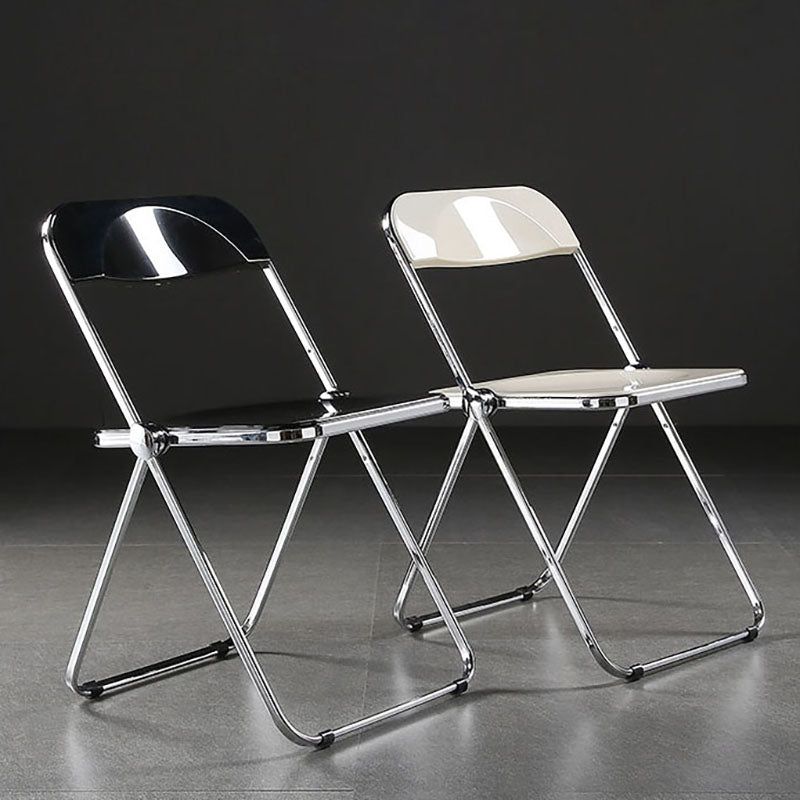 Parte posterior abierta del estilo industrial que cena el plástico de la silla lateral que cena la silla sin brazos