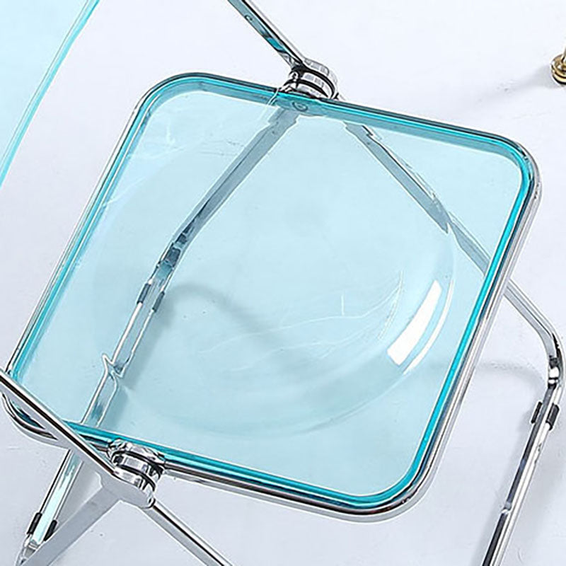 Parte posterior abierta del estilo industrial que cena el plástico de la silla lateral que cena la silla sin brazos