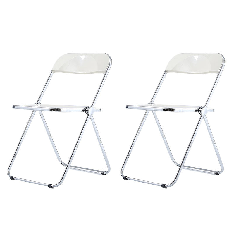 Parte posterior abierta del estilo industrial que cena el plástico de la silla lateral que cena la silla sin brazos