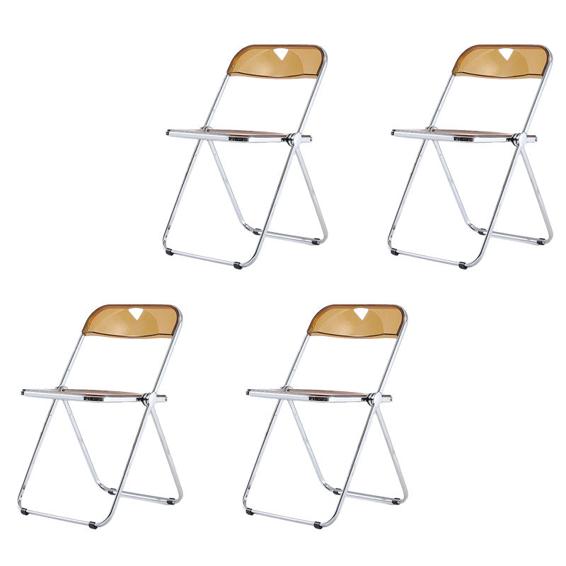 Parte posterior abierta del estilo industrial que cena el plástico de la silla lateral que cena la silla sin brazos