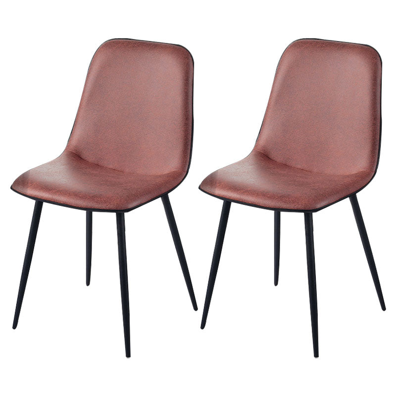 Silla de comedor tapizada con acabado mate y respaldo sólido para el hogar moderno