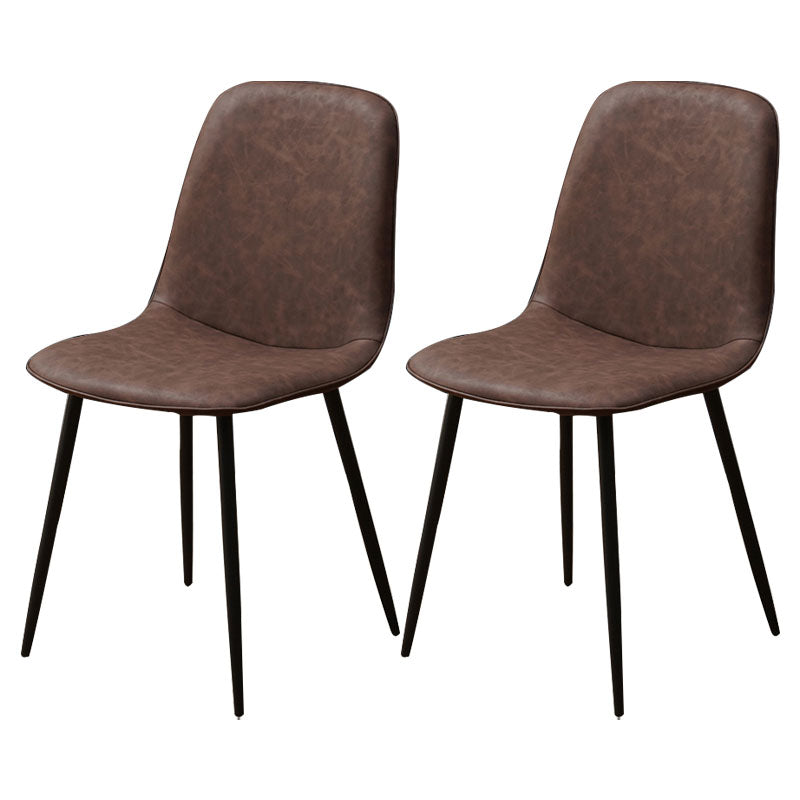 Silla de comedor tapizada con acabado mate y respaldo sólido para el hogar moderno