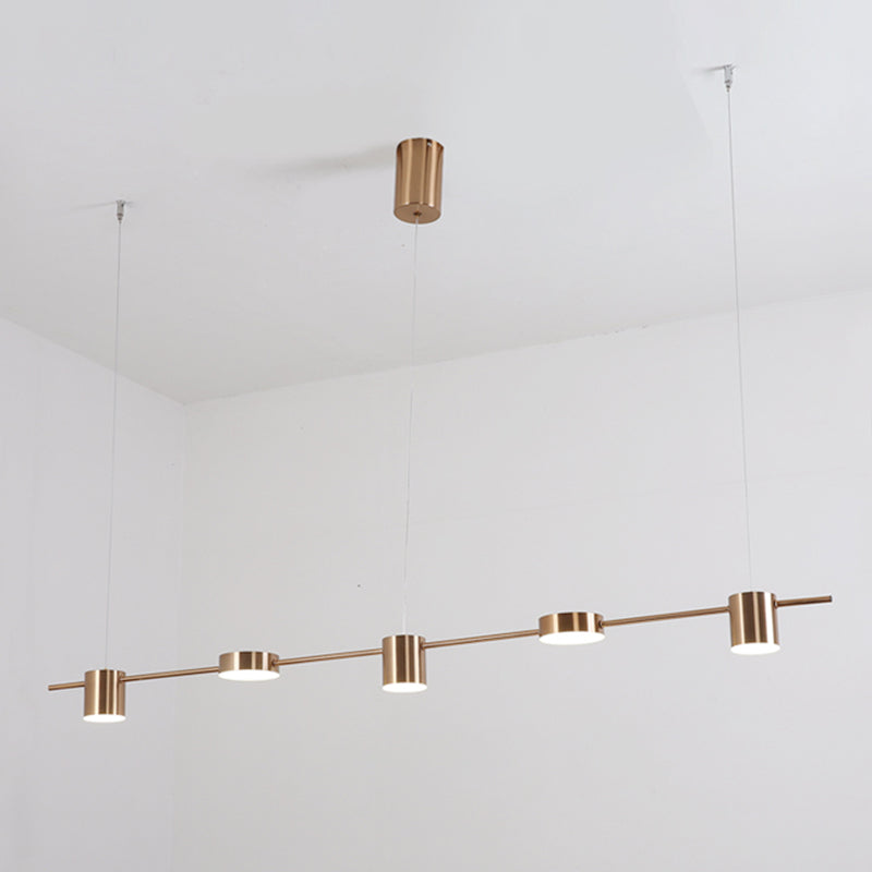 Modern Style Cylinder Pendant Lights Metal Pendant Light Fixtures