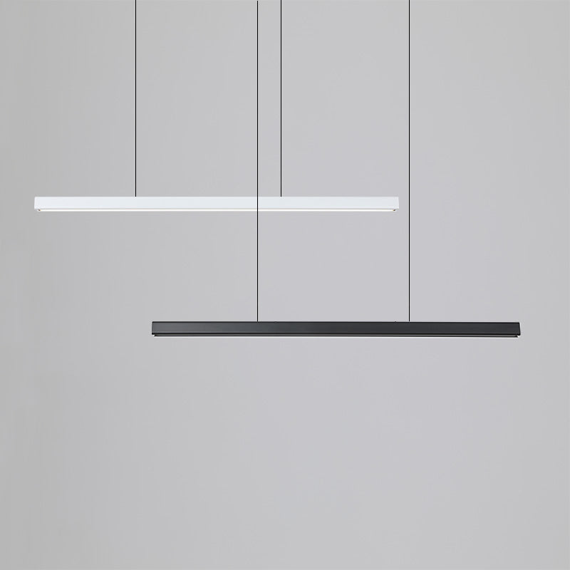 Modern Style Linear Pendant Light Metal 1 Light Pendant Light Fixture