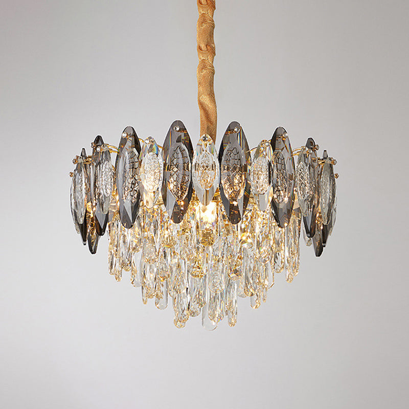 Luz de la isla geométrica de estilo moderno Iluminación de la isla de cristal para isla de cocina