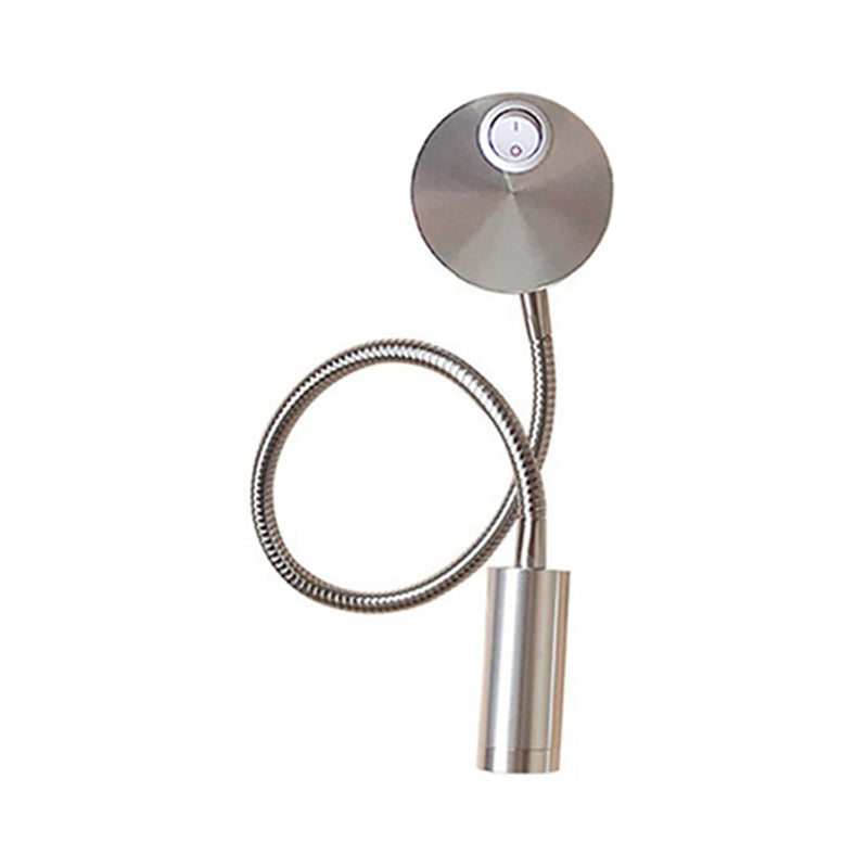 Modern Style Cylinder Wall Lighting Fixtures Metal 1 Light Wall Mounted Reading Lights