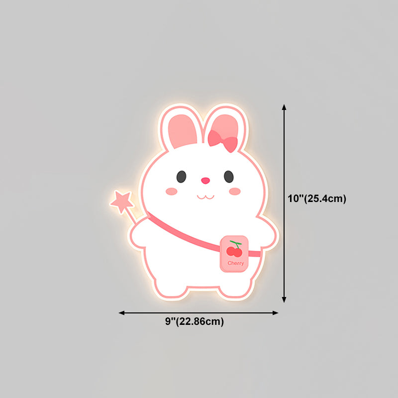 Stile per bambini a forma unica muro di metallo 1 luce da parete leggera luce