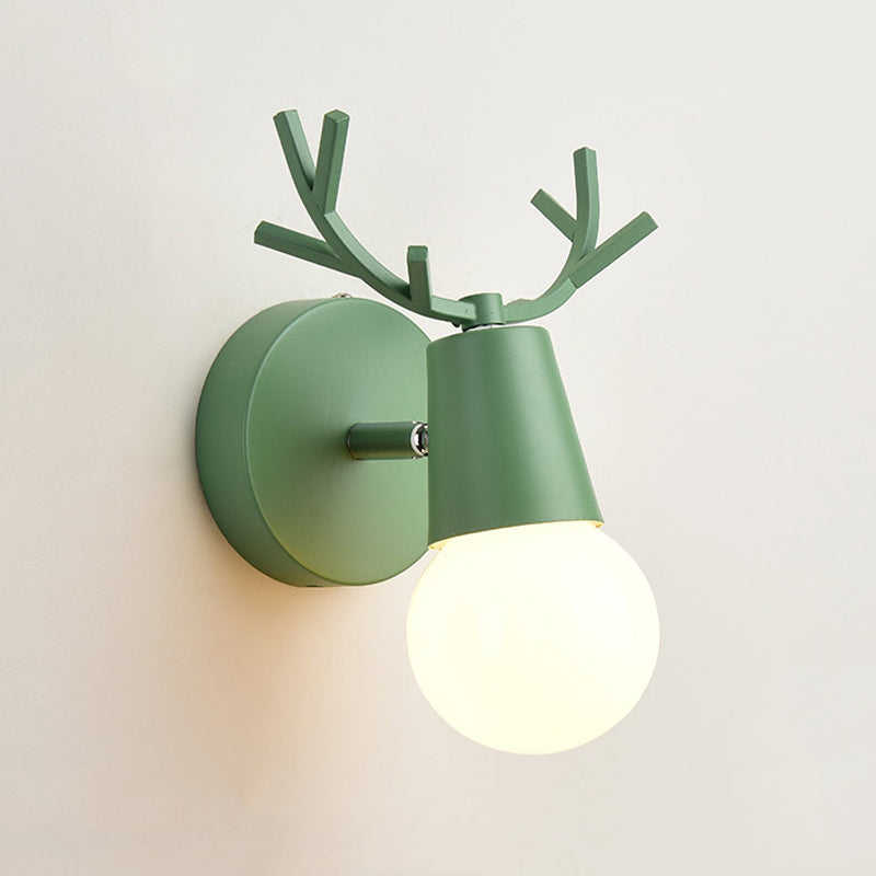 1-Light Unique Wall Sconce Modern Style Metal Wall Lighting for Dining Room