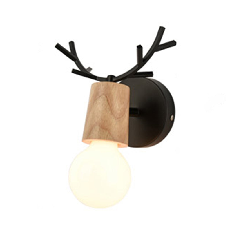 1-Light Unique Wall Sconce Modern Style Metal Wall Lighting for Dining Room