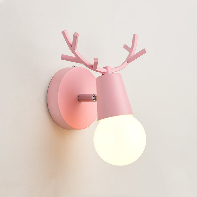 1-Light Unique Wall Sconce Modern Style Metal Wall Lighting for Dining Room