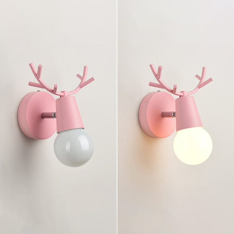 1-Light Unique Wall Sconce Modern Style Metal Wall Lighting for Dining Room