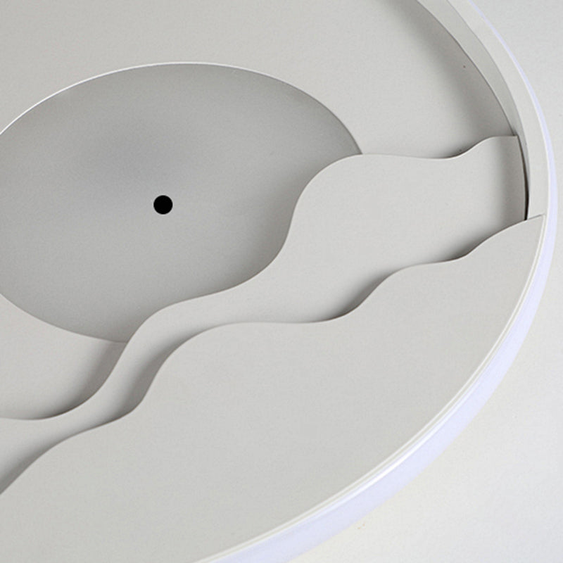 Geometrische Form Metallwandlicht moderne Stil 1 Lichtwand montieren Licht in Weiß