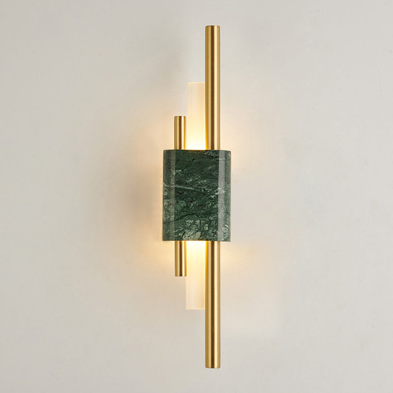 Lámpara de pared de mármol Diclas de luz de pared de estilo moderno para dormitorio