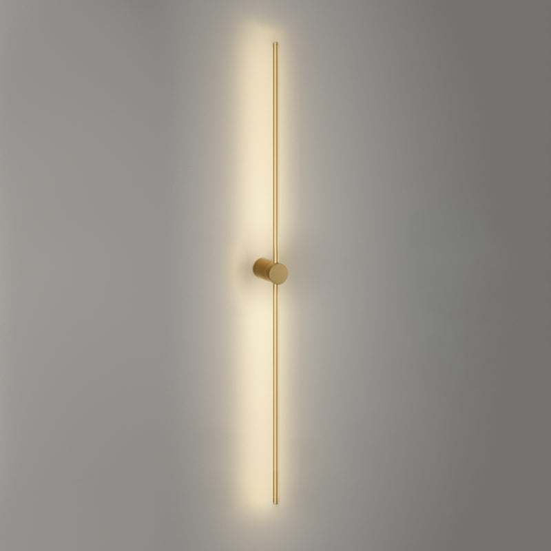Minimalism Metal Wall Light Modern Style Linear Wall Light Sconce for Living Room