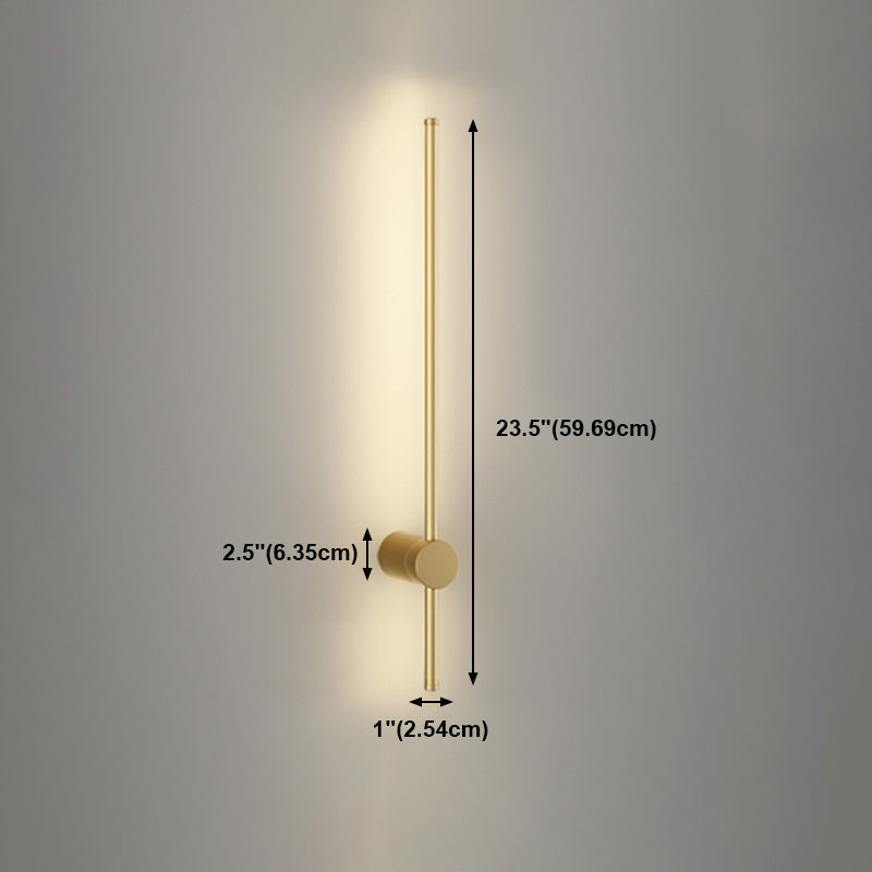 Minimalism Metal Wall Light Modern Style Linear Wall Light Sconce for Living Room