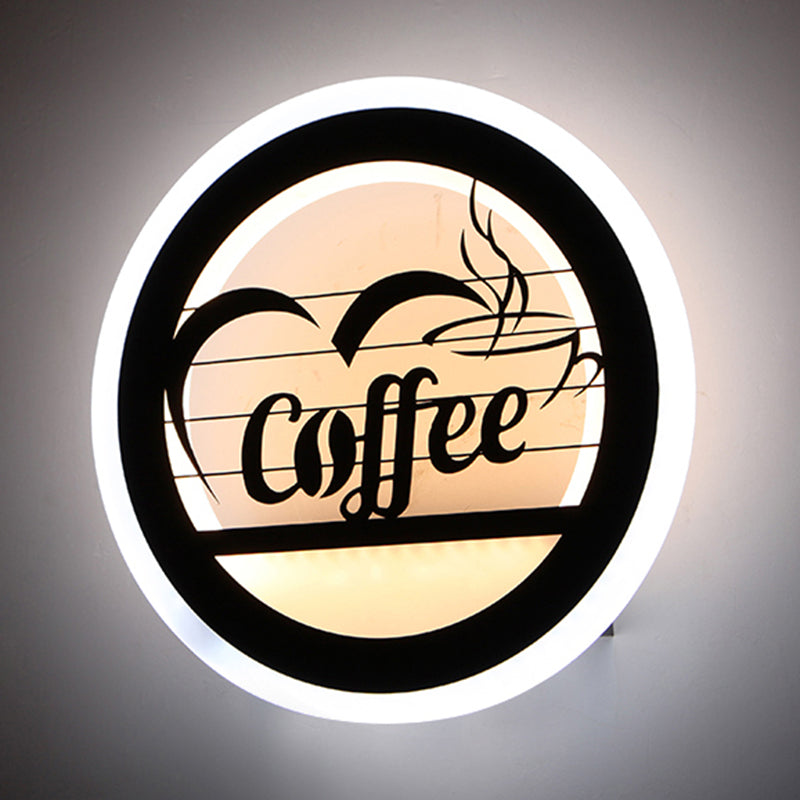 Lámparas de montaje en la pared redondo de estilo moderno 1 Lámparas de pared ligeras