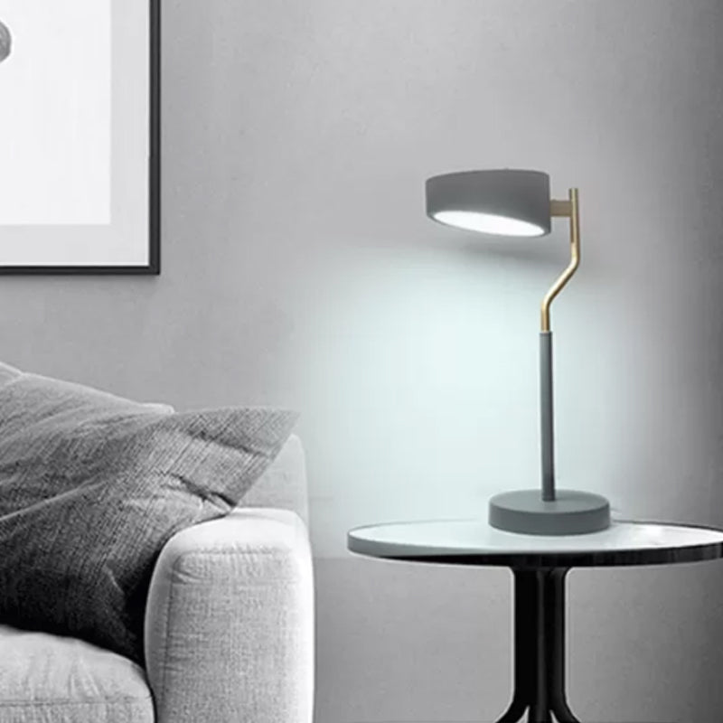 Geometry Table Lamp Modern Style Metal Single Light Table Light