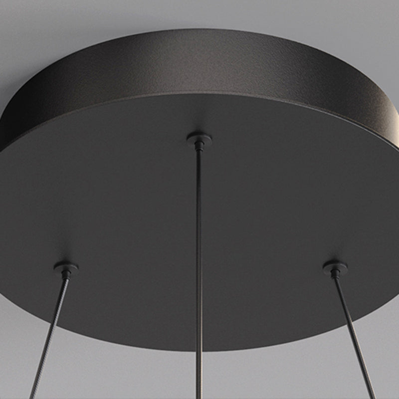 Twisted Shade Metal Chandelier Light Modern 1-Light Chandelier Lighting Fixture