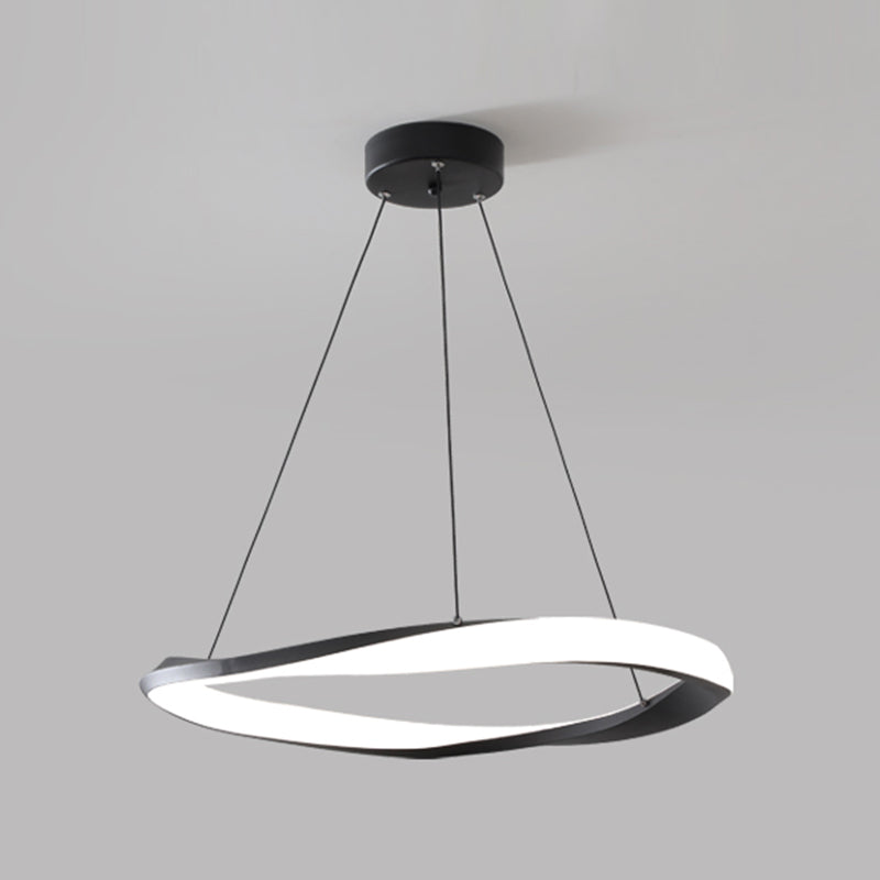 Single Tier Shade Metal Chandelier Light Modern 1- Light Chandelier Lighting Fixture