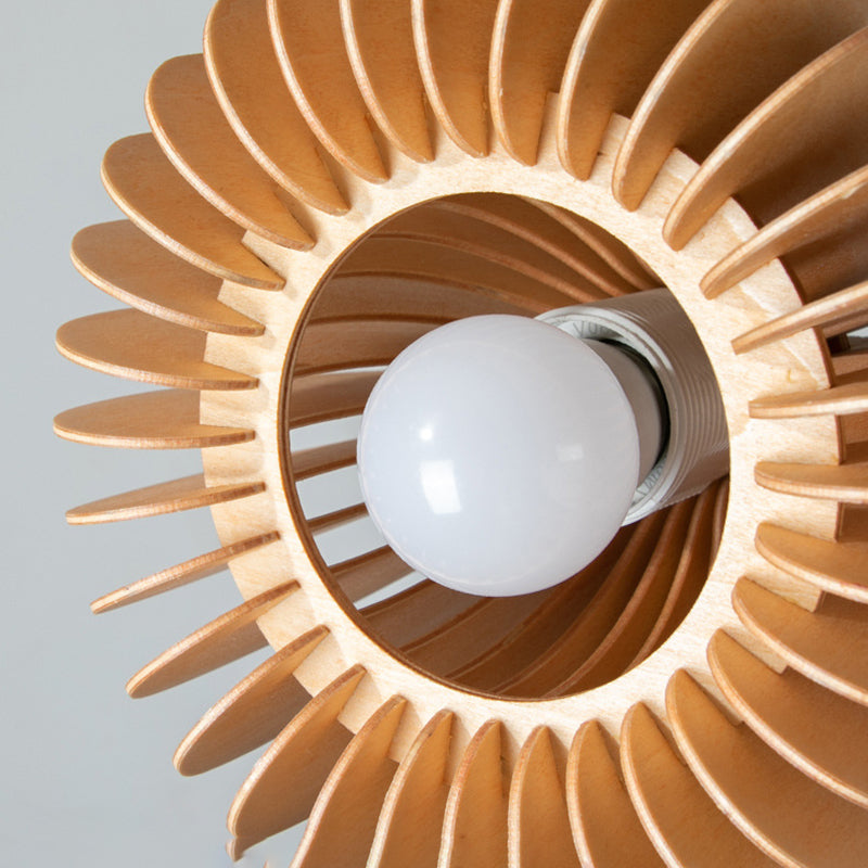 Houthangende hanglamp Lichte Noordse stijl plafond hanglamp voor eetkamer