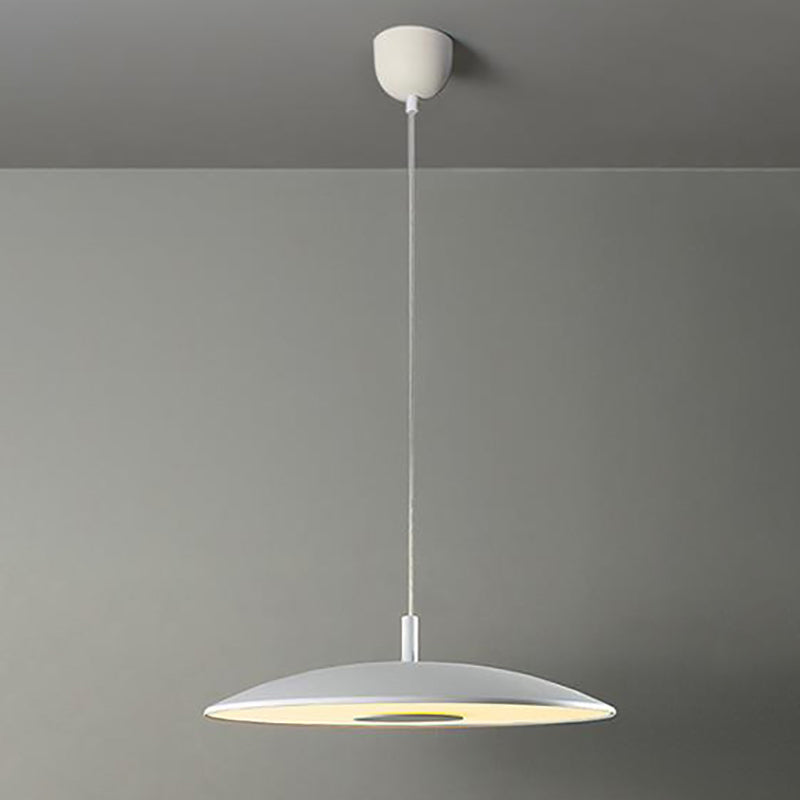 Disc Metal LED Hanging Pendant Light Minimalist Style Ceiling Pendant Light
