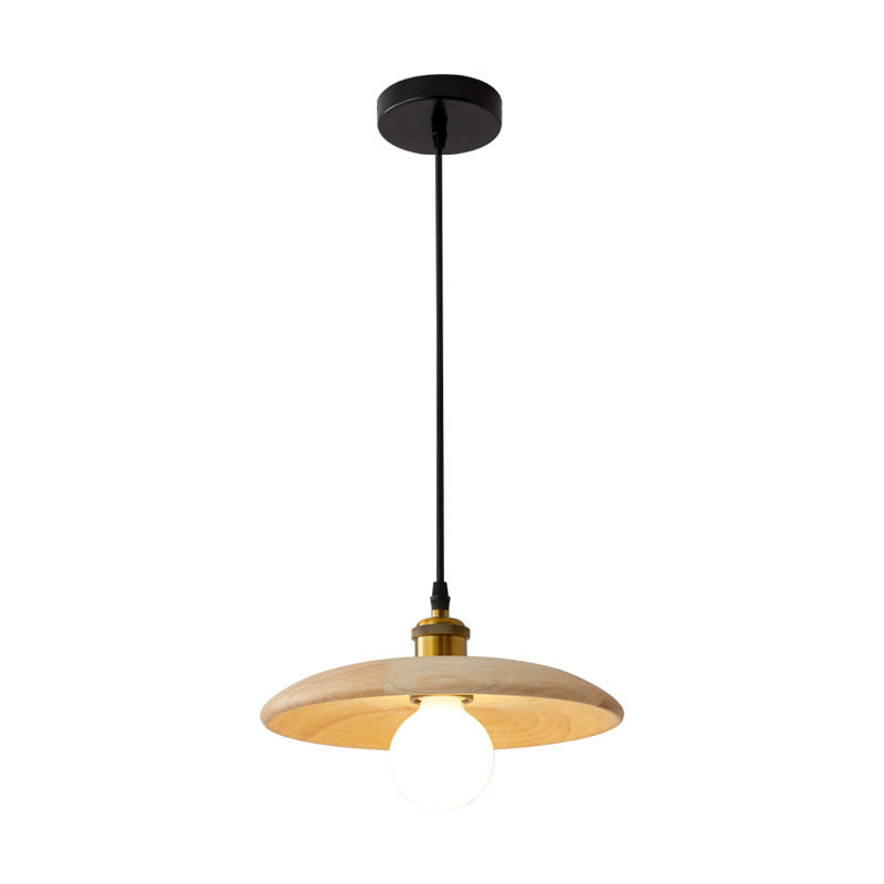 Simplicity Wooden Hanging Light Modern Pendant Lighting Fixture for Sitting Room