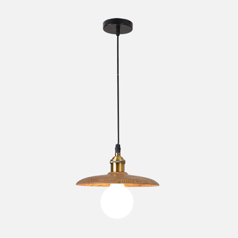 Simplicity Wooden Hanging Light Modern Pendant Lighting Fixture for Sitting Room