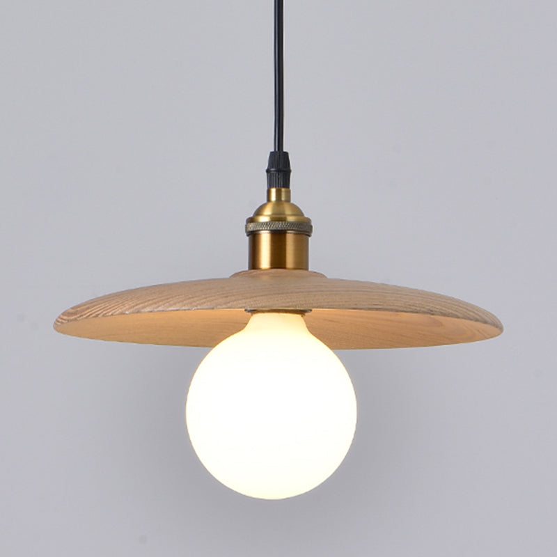 Simplicity Wooden Hanging Light Modern Pendant Lighting Fixture for Sitting Room
