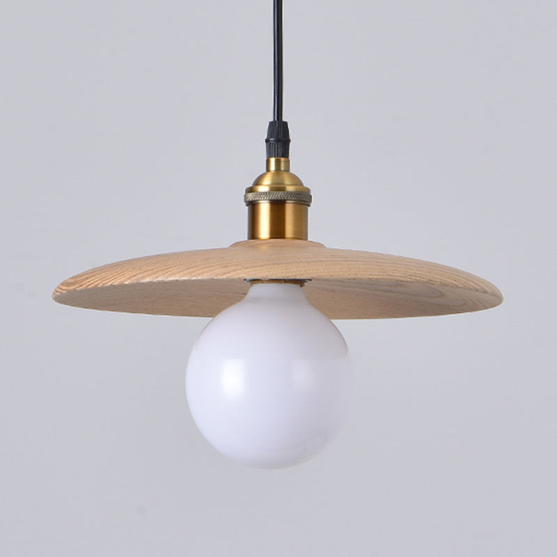 Simplicity Wooden Hanging Light Modern Pendant Lighting Fixture for Sitting Room