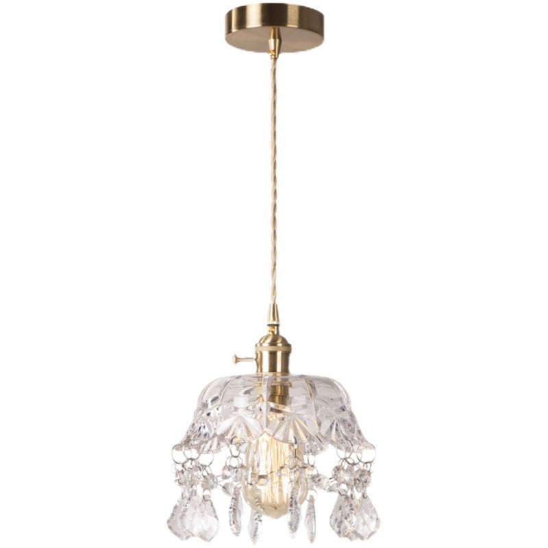 Modern Hanging Light Glass Shade Pendant Lighting Fixture for Sitting Room