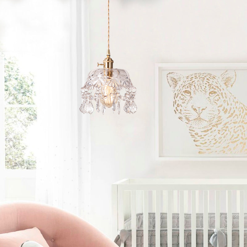 Modern Hanging Light Glass Shade Pendant Lighting Fixture for Sitting Room