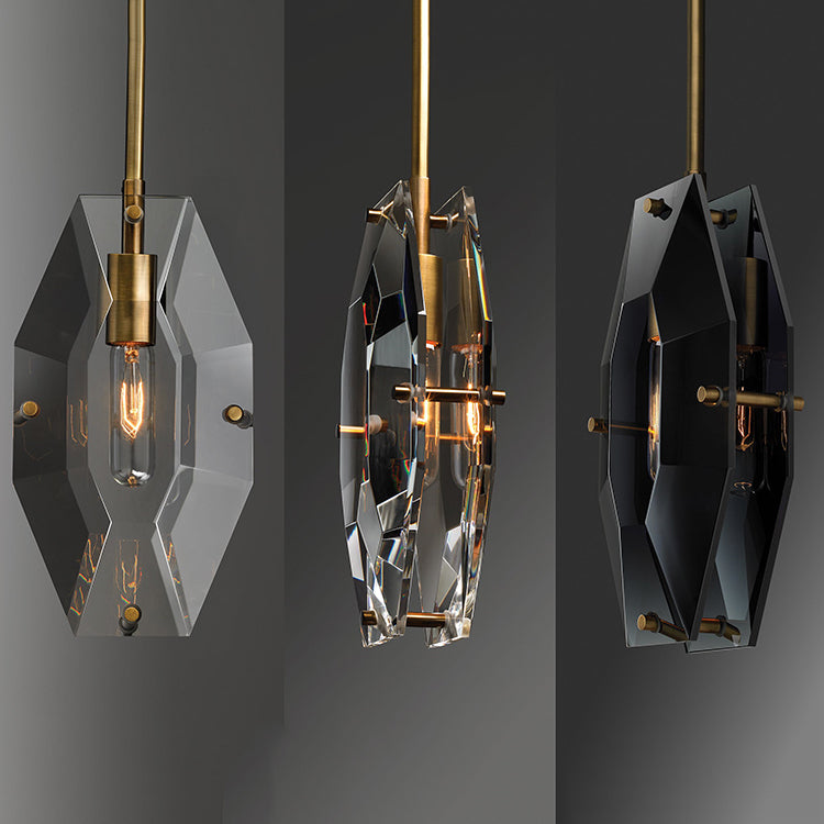 Moderner Stil hängend hängendes hängendes kreativer Kristall Anhänger Beleuchtung für Wohnzimmer