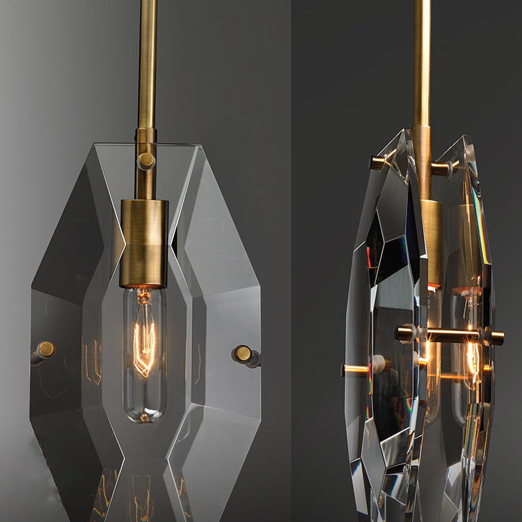 Moderner Stil hängend hängendes hängendes kreativer Kristall Anhänger Beleuchtung für Wohnzimmer