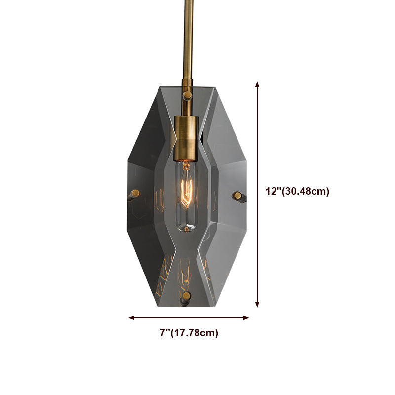 Moderner Stil hängend hängendes hängendes kreativer Kristall Anhänger Beleuchtung für Wohnzimmer