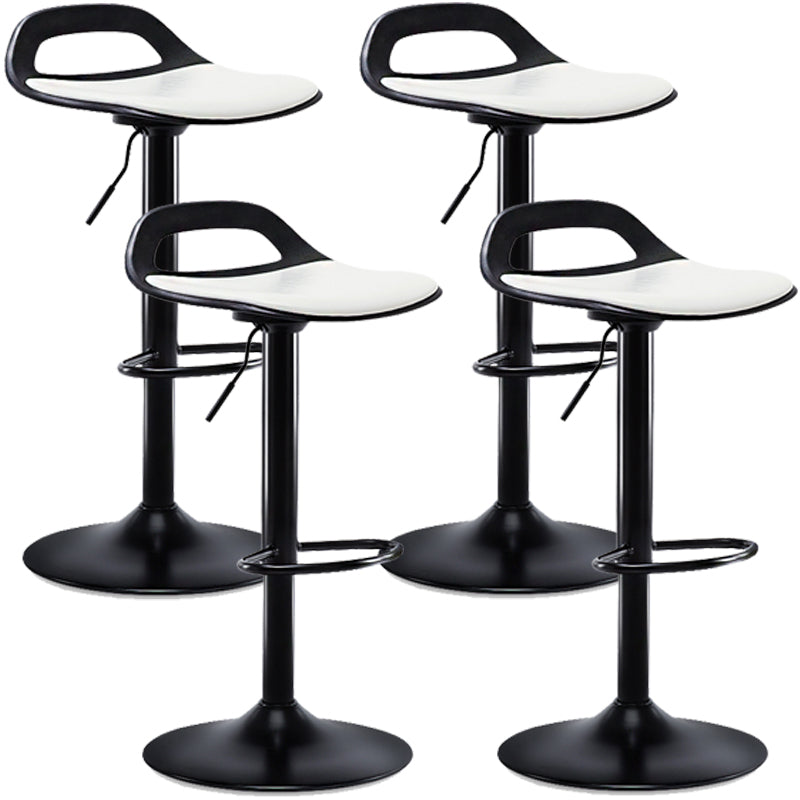 Industrial Style Bar Chair with Swivel Adjustable Height Metal Leg for Counter Bar