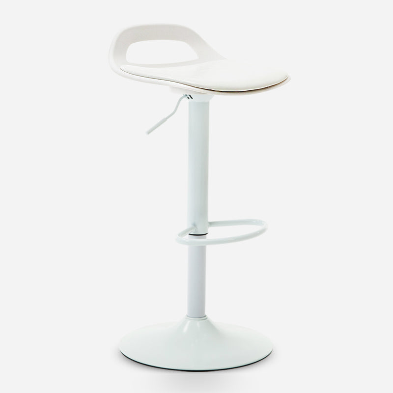 Industrial Style Bar Chair with Swivel Adjustable Height Metal Leg for Counter Bar