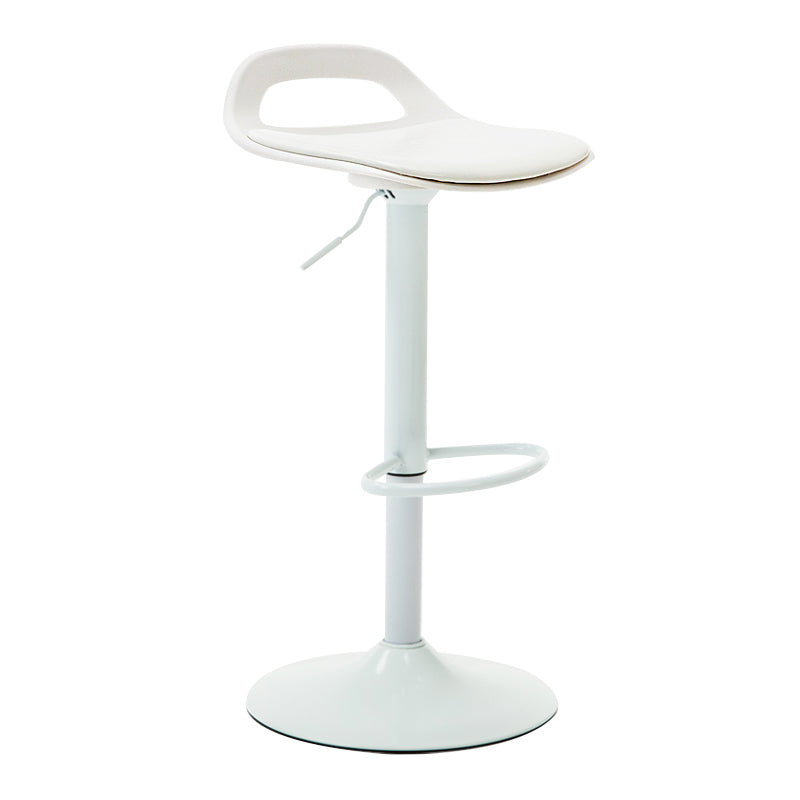 Industrial Style Bar Chair with Swivel Adjustable Height Metal Leg for Counter Bar