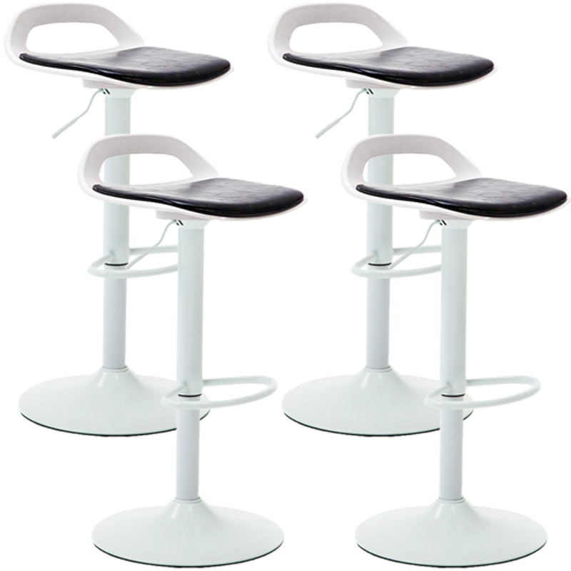 Industrial Style Bar Chair with Swivel Adjustable Height Metal Leg for Counter Bar