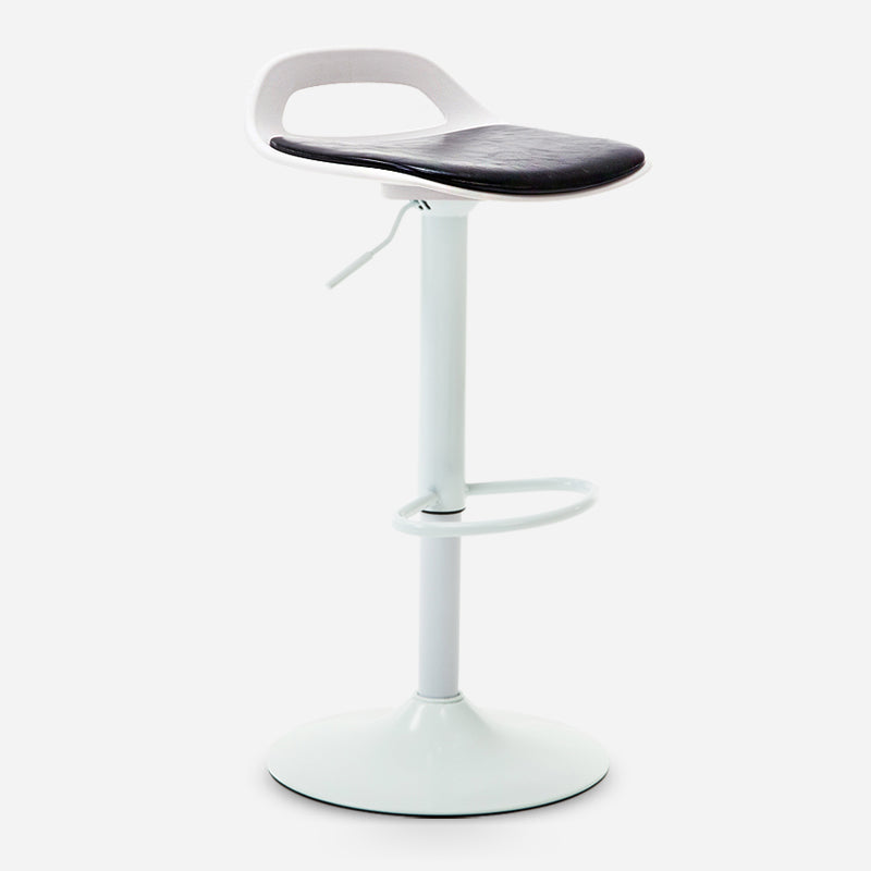Industrial Style Bar Chair with Swivel Adjustable Height Metal Leg for Counter Bar