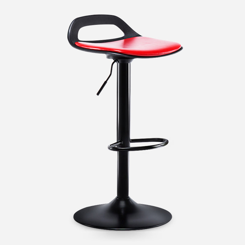 Industrial Style Bar Chair with Swivel Adjustable Height Metal Leg for Counter Bar
