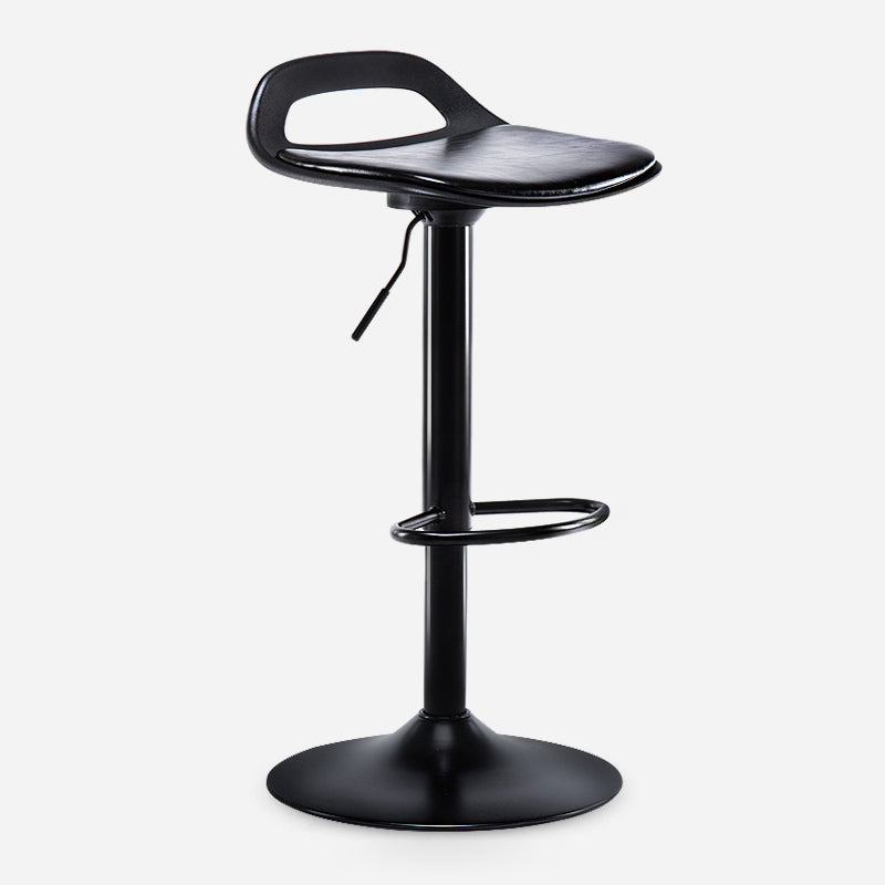 Industrial Style Bar Chair with Swivel Adjustable Height Metal Leg for Counter Bar