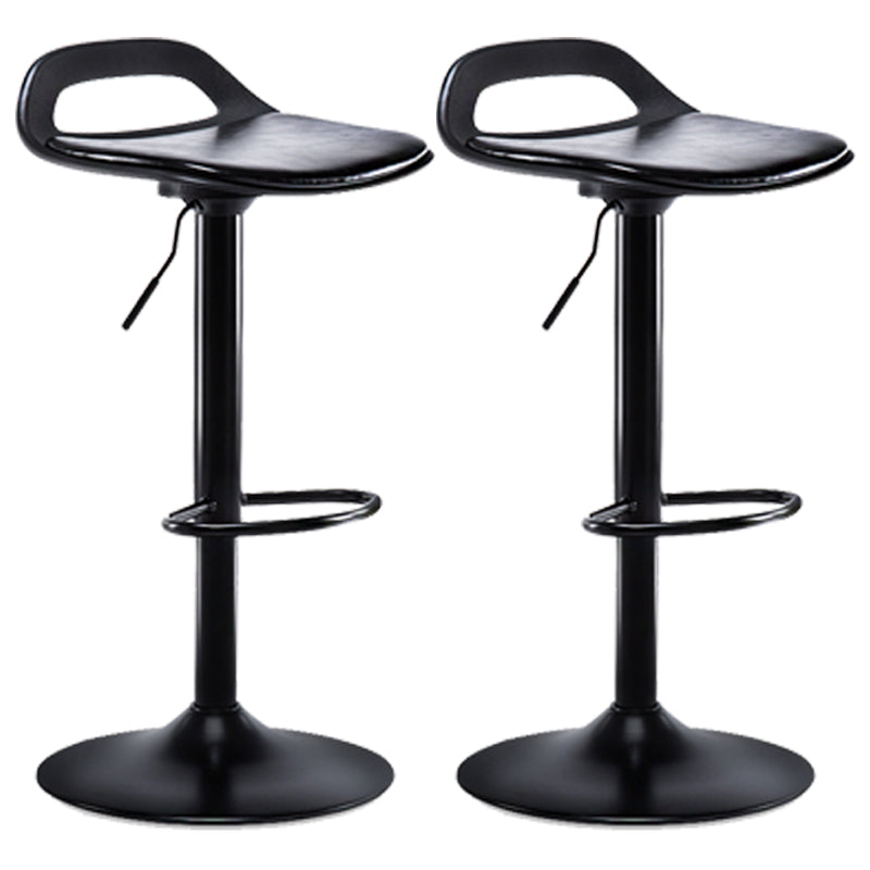 Industrial Style Bar Chair with Swivel Adjustable Height Metal Leg for Counter Bar