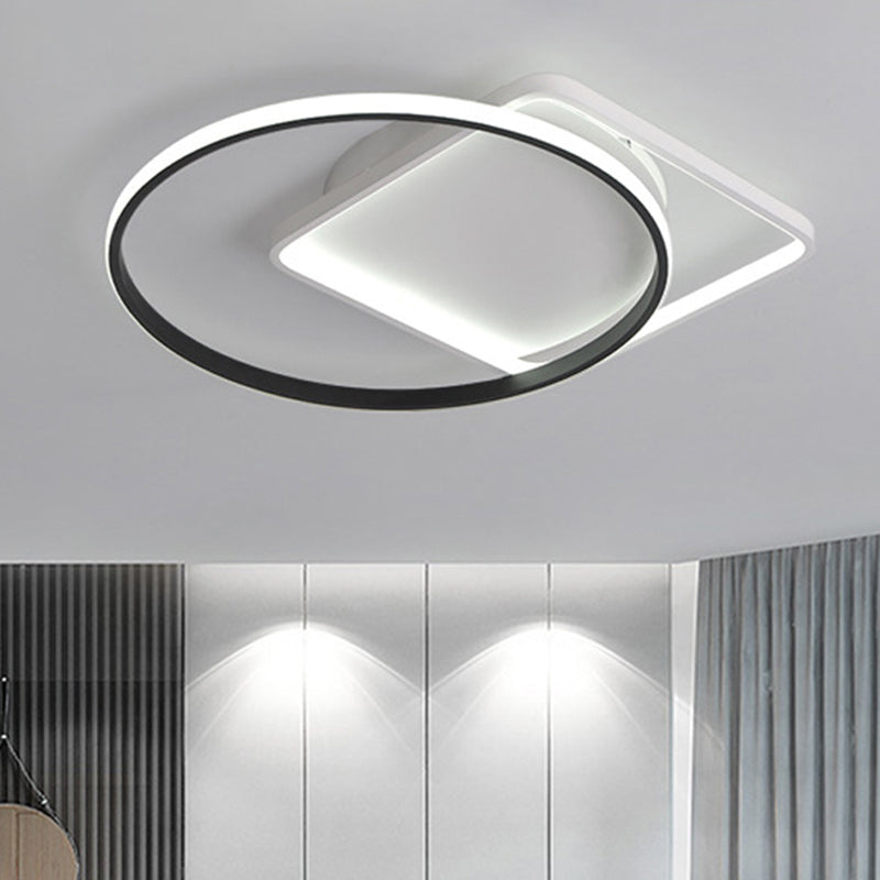 16"/19,5" gemengd inbouwlichtarmatuur modern wit creatief inbouwlicht met warme/witte verlichting