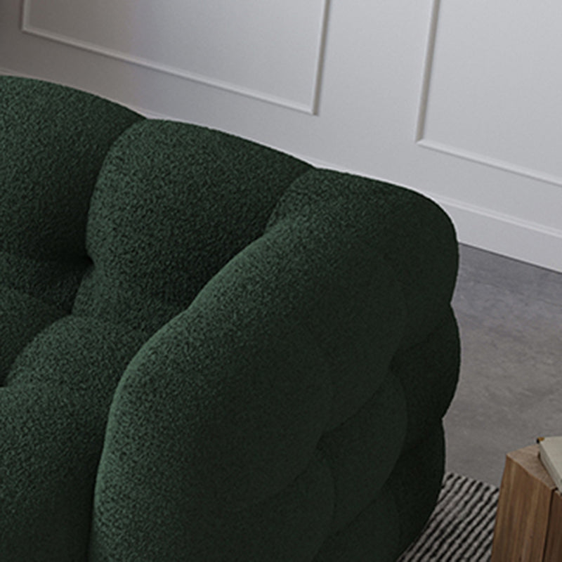 Sofa Green Contemporary Tuxedo Arm Chesterfield pour le salon, appartement