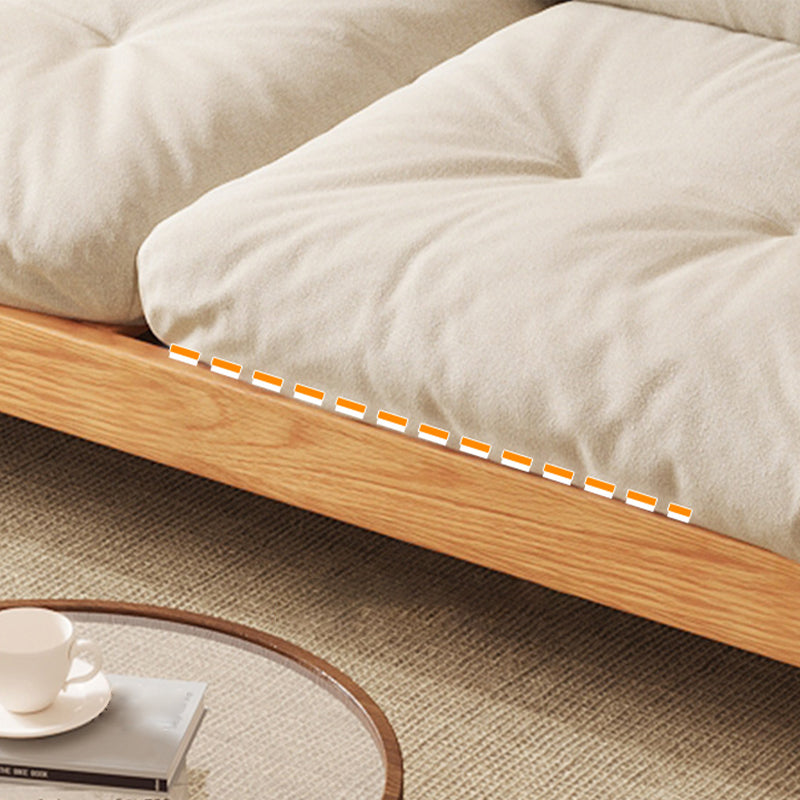Armloses Sofa loser Rücken 35 "W Tufted Modern Sofa für Wohnzimmer