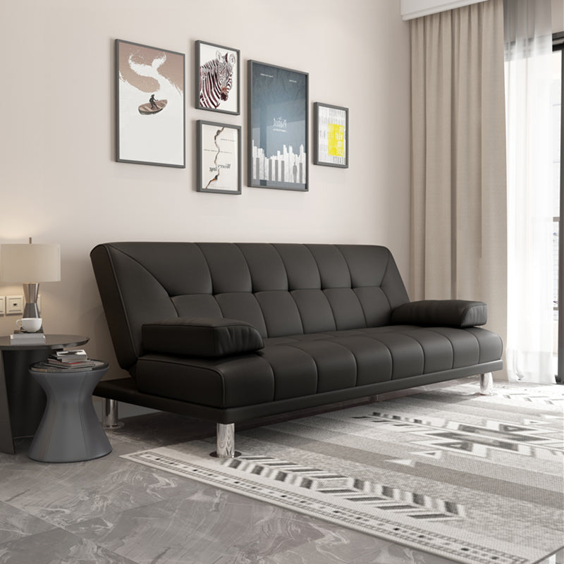 Divano convertibile convertibile con la spalla trapuntata contemporanea per l'appartamento