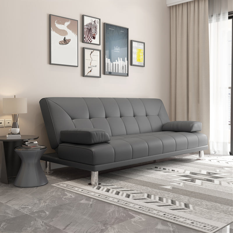 Divano convertibile convertibile con la spalla trapuntata contemporanea per l'appartamento